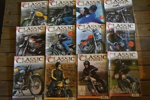 B0881 「CLASSIC BIKE GUIDE」 クラシックバイクガイド 12冊セット　ヴィンテージ　モーターサイクル誌　古本　雑誌 マガジン