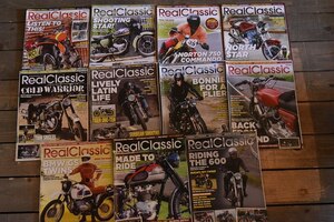 B0907 「Real Classic」 リアルクラシック　11冊セット　ヴィンテージ　モーターサイクル誌　古本　雑誌 マガジン