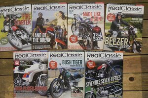 B0914 「Real Classic」 リアルクラシック　7冊セット　ヴィンテージ　モーターサイクル誌　古本　雑誌 マガジン