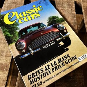 B1198　「CLASSIC CARS」クラシックカー　ヴィンテージ　英国車 バイク カスタム 古本　雑誌 旧車　当時物　ビンテージ　自動車