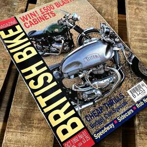 B1251　「BRITISH BIKE MAGAZINE」ブリティッシュバイクマガジン ヴィンテージ 英国車 バイク カスタム 旧車 当時物 ビンテージ 自動車