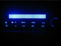 クレスタ JZX100系 マイナー後 マニュアル表示 インエリアパネル 打ち換え用 LED エアコンランプ T4.7 T5 T4.2 T3 ウェッジ球 ブルー_画像5