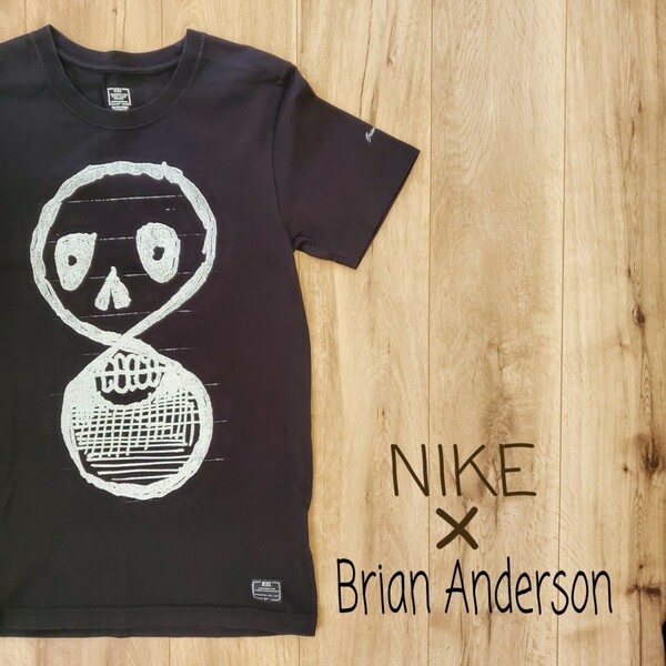 NIKE Brian Anderson skull Tシャツ