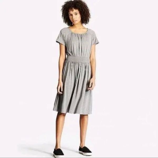 美品!UNIQLO ユニクロ レディース ワンピース 部屋着 ルームウェア