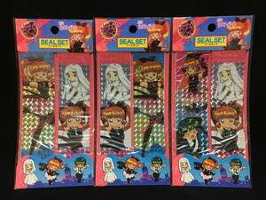 デッドストック アマダ 怪盗セイントテール シールセット 3パックセット 少女漫画 アニメ 当時もの 日本製