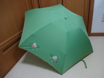 JOCOMOMOLA/ホコモモラ 【晴雨兼用】フラワー刺繍折りたたみ傘⑥_画像6