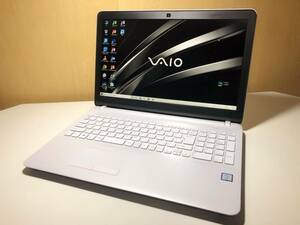 美品 VAIO S15 VJS152C11N パソコン PC 15.5型 FHD i7-7700HQ 2.80GHz 16GB 新品SSD1TB+HDD1TB BD Win10 Home Office2016 内蔵カメラ