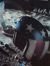 1971年 USA '70s 洋書雑誌広告 額装品 Grant Helmets グラント 星条旗柄 ヘルメット ( A4size・A4サイズ )_画像4