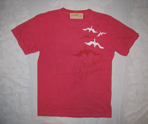 ハワイで購入 pinballs waimea bay hawaii Tee / ピンボール ハワイ Tシャツ USED M Crimson サーフィン