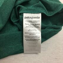 【美品】Patagonia パタゴニア Tシャツ 胸ポケット フライングフィッシュ XSサイズ スリムフィット 半袖 グリーン sty38861_画像7