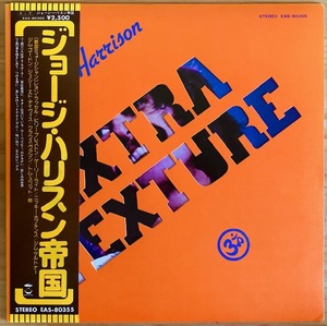 LP■ROCK//BEATLES/GEORGE HARRISON/EXTRA TEXTURE (READ ALL ABOUT IT)/APPLE EAS-80355/国内75年ORIG OBI/帯 美盤/ジョージハリスン帝国