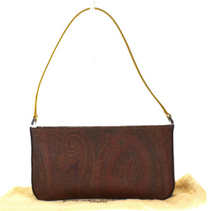 [Used] Medium beauty product Etro ETRO Paisley shoulder bag Bordeaux red PVC leather with storage bag 02MH070, Huh, Etro, Bag, bag