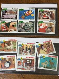  Disney. unused goods stamp America? 12 pieces set *101.. Chan 101dalmatians Christmas the night before christmas