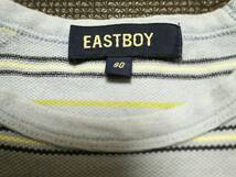EASTBOY刺繍ポイント自由の女神イーストボーイ水色ボーダー半袖カットソー90cm男の子キッズ子供こども80㎝100㎝半袖Tシャツ綿100％EAST BOY_画像5