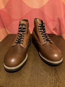  отличный Vintage 1982 год производства принт перо бирка 80's Red Wing 2224 простой палец на ноге 6 дюймовый Work ботинки 7.5D боковой печать пробка подошва 956/777