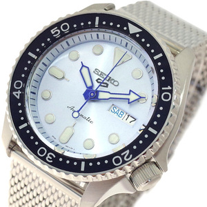 セイコー SEIKO 腕時計 SRPE77K1 メンズ セイコーファイブ スポーツ 自動巻き ライトブルー シルバーの商品画像