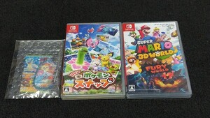 switch 新品未開封 ポケモンスナップ マリオ3Dワールド