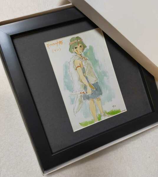 スタジオジブリ　もののけ姫　ポストカード　ジブリの原画展　ジブリがいっぱい　額装品　トトロ　カード　検)複製原画 宮崎駿