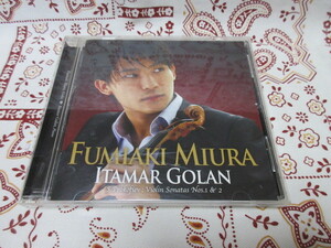 CD FUMIAKI MIURA 三浦文彰（ヴァイオリン）　／　PROKOFIEV : VIOLIN SONATA NOS. 1 & 2