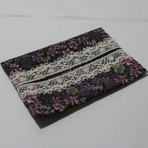 a05657 tissue case pocket tissue floral print race cover [USED]