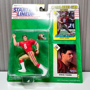 [ подлинная вещь ]NFL 1993 Kenner Сан-Франциско *49ers Steve Young фигурка / осмотр kena- запуск представлен американский футбол NBA NHL