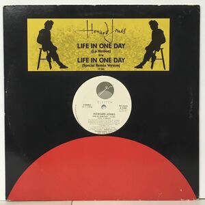 80's/HOWARD JONES/ LIFE IN ONE DAY (12&#34;) US盤 プロモオンリー (g057)