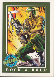  trading card /G.I. Joe /G.I. Joe A Real American Hero Trading Cards 45 lock n roll 