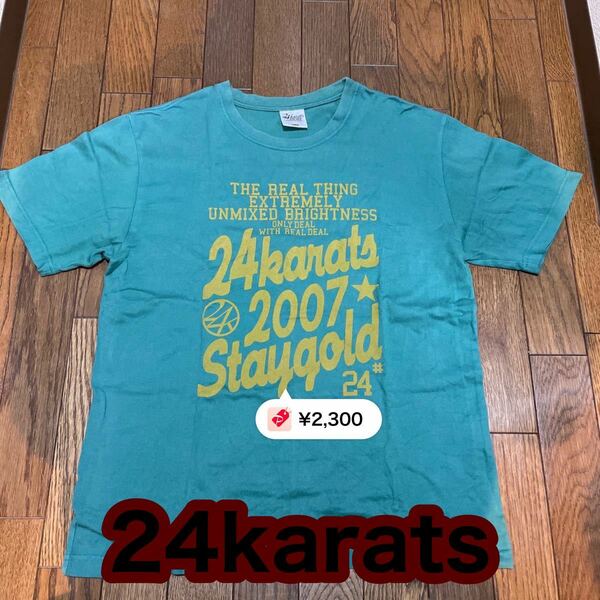 24karats プリントTシャツ 