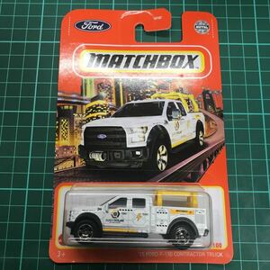 マッチボックス '15 FORD F-150 CONTRACTOR TRUCK ソーラーパネル施工業者