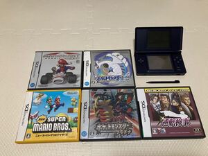 ニンテンドーDSライト本体1台、ニンテンドーDSソフト5本セット