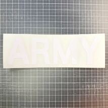 【カッティングステッカー】ARMYステッカー ミリタリー好きの方に アーミー 米軍 軍隊 サバゲー 英字 アルファベット_画像2