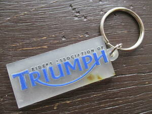 US ビンテージ キーホルダー TRIUMPH　トライアンフ　バイク 販売店　ディーラー　ccc12