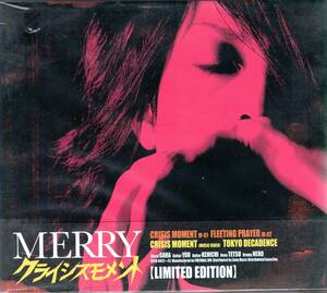 クライシスモメント(初回限定盤)(DVD付) メリー 特有の哀愁を帯びた刹那のメロディと、強烈な疾走感の共存する曲！
