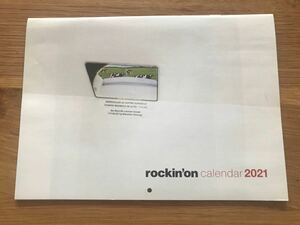 【新品】rockin’on calendar 2021【非売品】ロッキング・オン 2021年1月号付録 未使用 雑誌 バックナンバー カレンダー 音楽 海外 レア