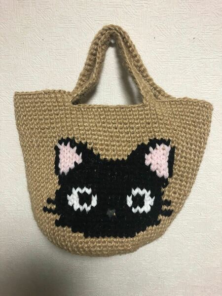 麻紐バッグ　ハンドメイド