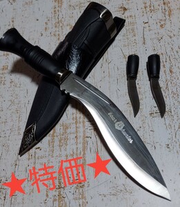 ★特価★ククリ ナイフ 大型ナイフ サバイバルナイフ 剣鉈 鉈 アウトドア シースナイフ キャンプ