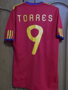 【正規品・古着】スペイン代表（H）ユニフォーム　トーレス#9　2010W杯/優勝　アトレティコ・マドリード