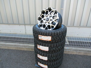 NITRO POWER M28 BULLET 16x6.5J +38 6-139.7 ブラックミラーカット TOYO OPEN COUNTRY R/T 215/65R16セット 200系ハイエース