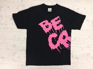 【送料無料】GLIMMER ビートクルセイダース BEAT CRUSADERS ビークル ロック 顔切抜き プリント 半袖Tシャツ メンズ コットン100% S 黒