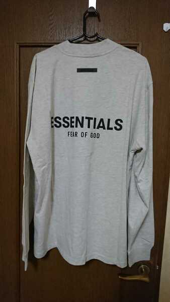 fog essentials t-shirt fear of god フィアオブゴッド エッセンシャルズ Tシャツ 長袖 オーバーサイズ M オートミール