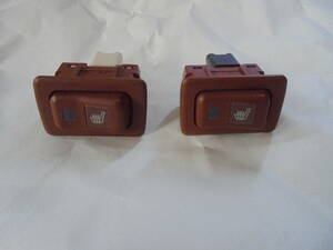 NCEC* Roadster * used original part * seat heater switch * for 1 vehicle set * Brown color * prompt decision equipped *