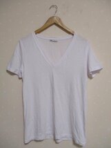 ★　ＺＡＲＡ　ザラ　★　コットン100半袖Ｔシャツ　Ｍ　オフホワイト（10518）_画像1