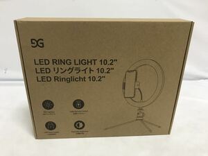 未使用新品 GUSGU LEDリングライト 10.2インチ 撮影用ランプ 自撮り T1043010