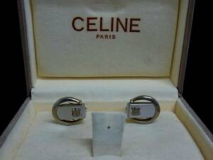 ◎№2693◎■良品■セリーヌ【ＣＥＬＩＮＥ】【シルバー・ゴールド】■カフス♪