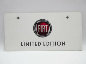 フィアット FIAT エンブレム ディーラー 新車 展示用 非売品 ナンバープレート マスコットプレート 500 500C パンダ プント