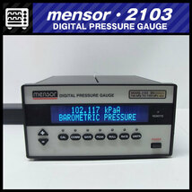 ★mensor model 2103・DIGITAL PRESSURE GAUGE/デジタル圧力計・745hPa TO 1151hPa abs_画像2