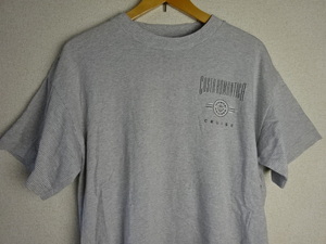 ☆King☆UAS製☆ロゴプリントボーダーTシャツ☆USED美品♪サイズL 