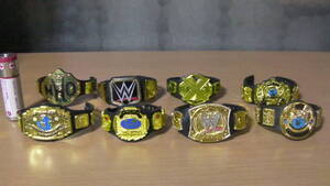 WWE Elite Champion belt 8 piece set WWE Elite