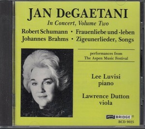 ジャン・デガエターニ　イン・コンサートVol.2輸入CD美品状態良好　jan degaetani in concert