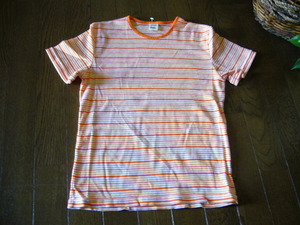 SILVER CAT シルバーキャット Tシャツ 涼しい素材 未使用　オレンジ　160㎝　家庭保管品